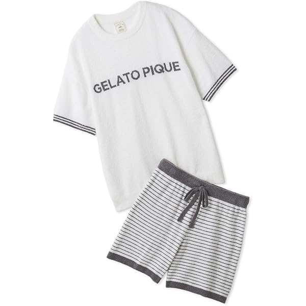 M*☆様 【gelato pique】接触冷感プリントTシャツ＆ショートパンツセ Amazon | [ジェラート ピケ] キャラクター柄接触冷感プリントTシャツ